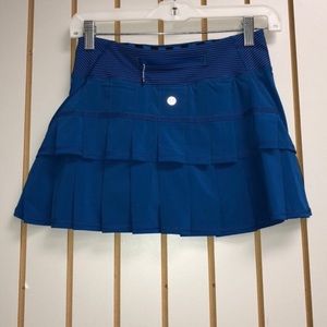 Blue Lululemon Tennis Skirt Pace Setter size 6